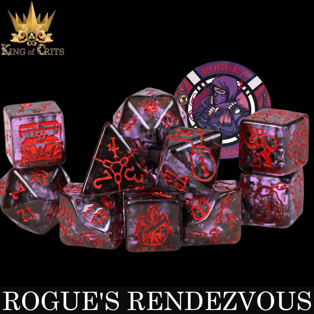 King of Crits Dice Set - Rogue's Rendezvous (11-Piece)