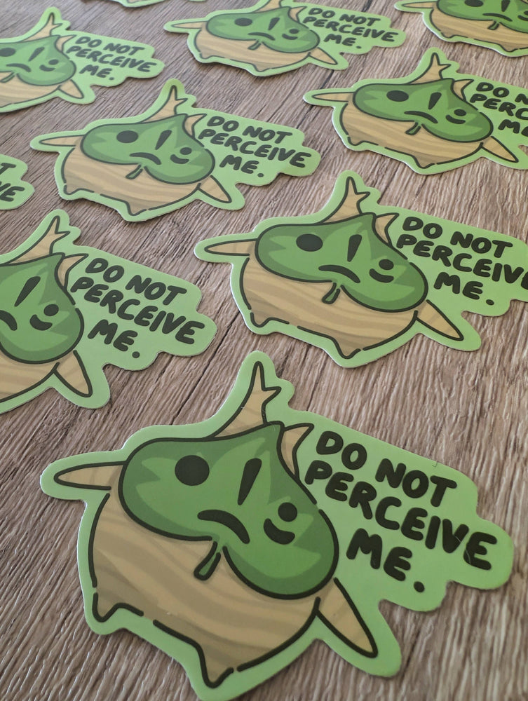 Vinyl Sticker - Zelda Do Not Perceive Korok