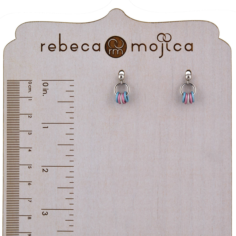 Pridemaille Tiny Hoop Earring - Transgender Pride