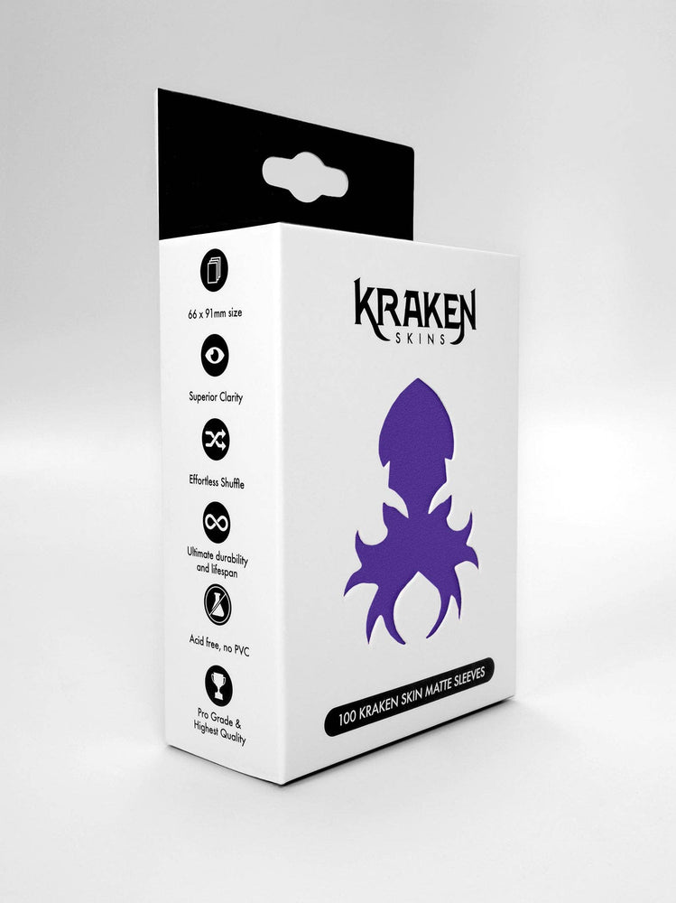 Kraken Skin Sleeves - Emperor Purple Matte