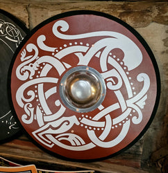 Wooden Toy Viking Shield - Norse Knotwork
