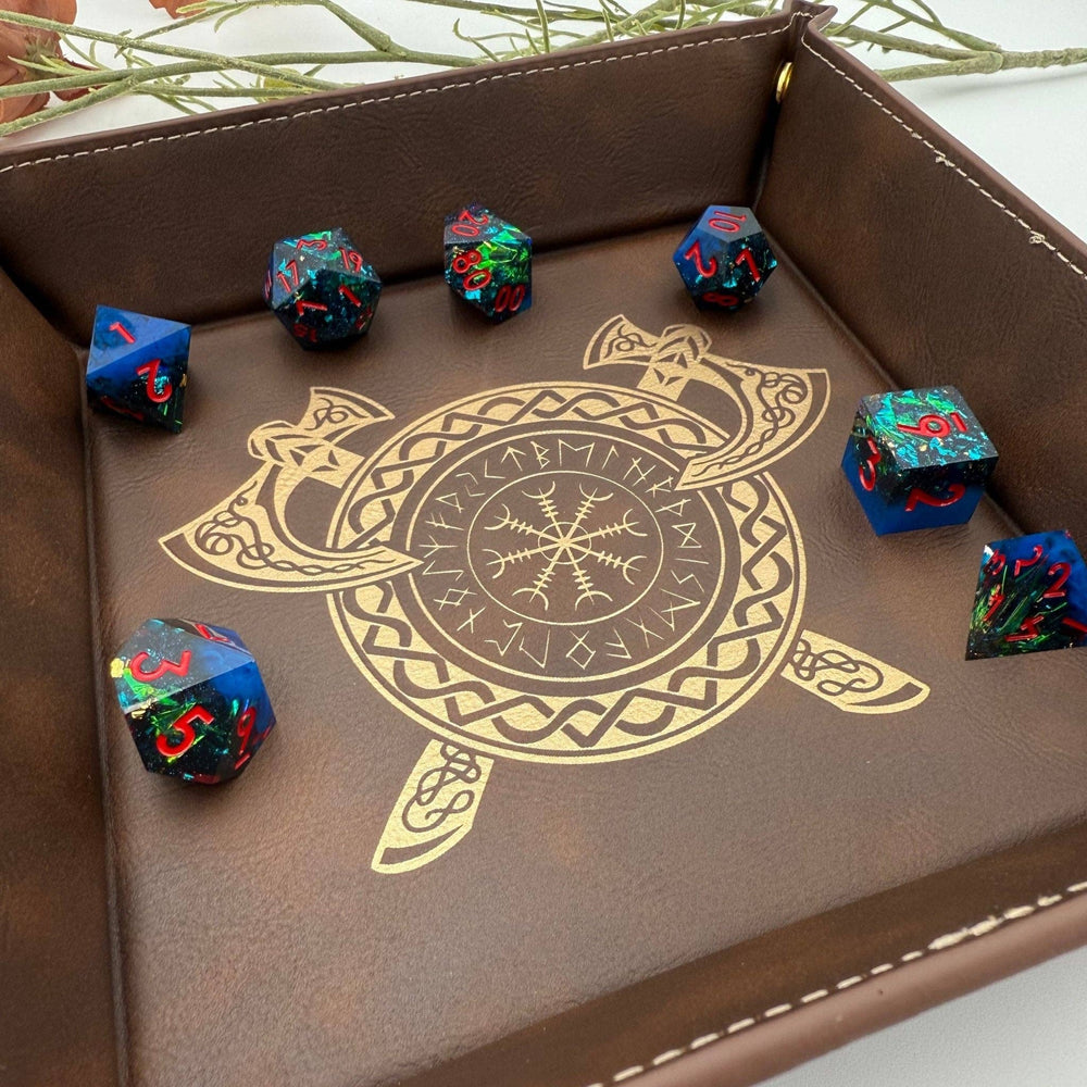 Vegan Leather Dice Tray - Gilded Valor