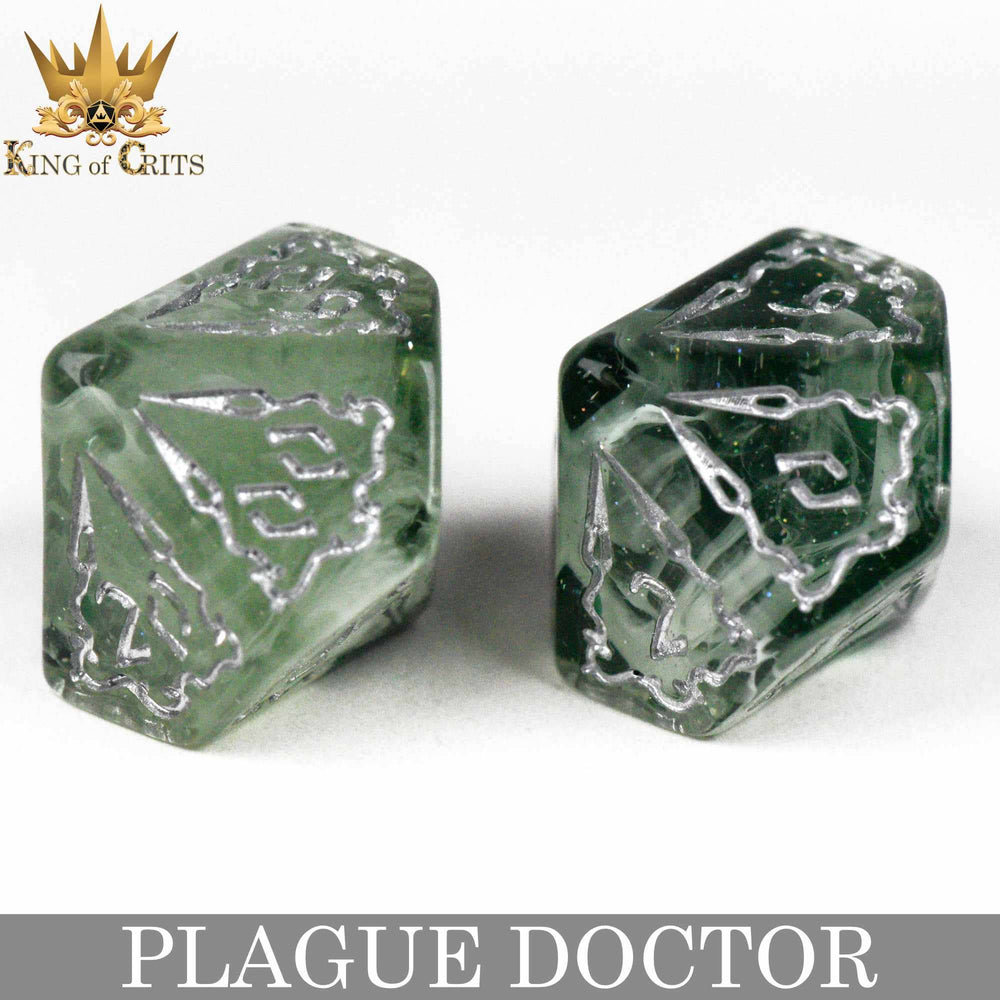 King of Crits Dice Set - Plague Doctor (11-Piece)