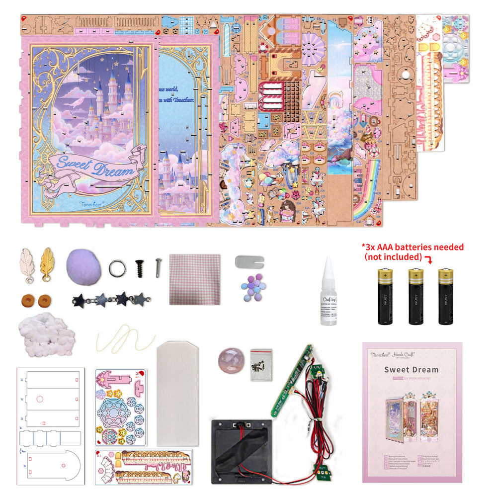 Book Nook Kit - Sweet Dream w/ Dust Cover