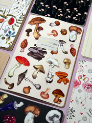 Mushrooms Notebook (White)
