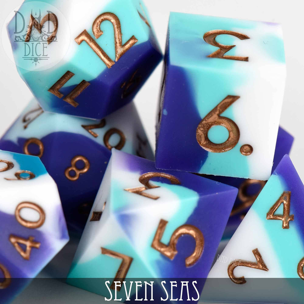 Silicone Dice Set - Seven Seas