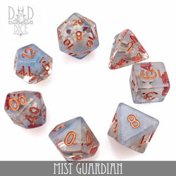 RPG Dice Set - Mist Guardian