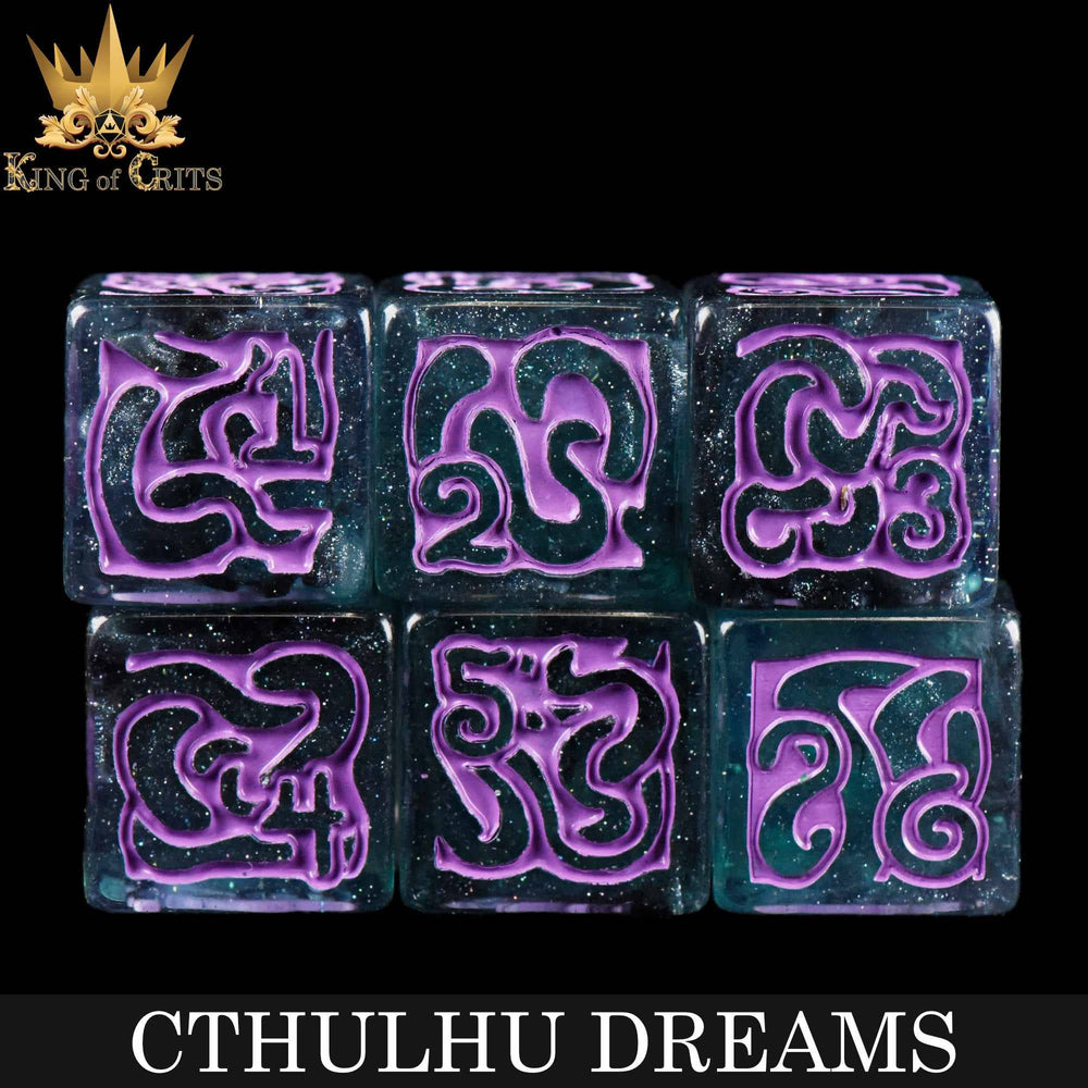 King of Crits Dice Set - Cthulhu Dreams (11-Piece)