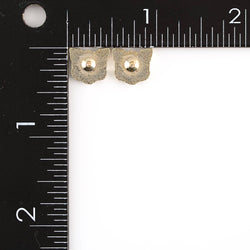 Enamel Earrings - Black Cat