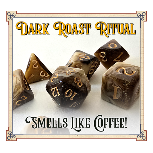 Scented RPG Dice - Dark Roast Ritual