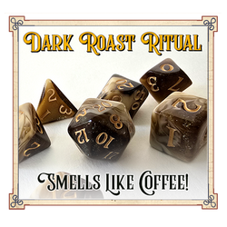Scented RPG Dice - Dark Roast Ritual