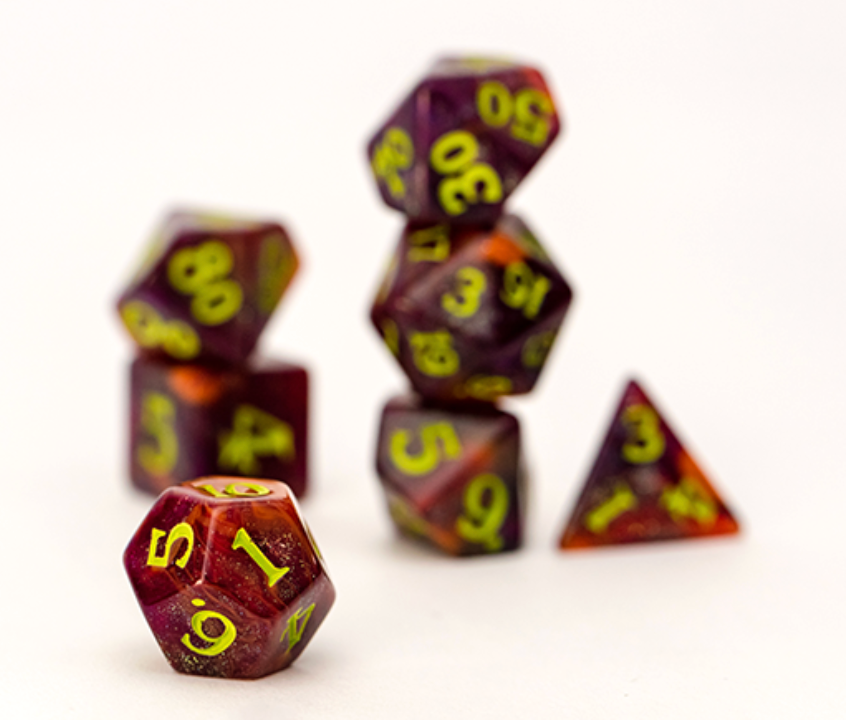Scented RPG Dice - Pumpkin King