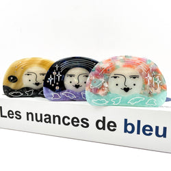 Hair Clip - Moon & Starry Sky