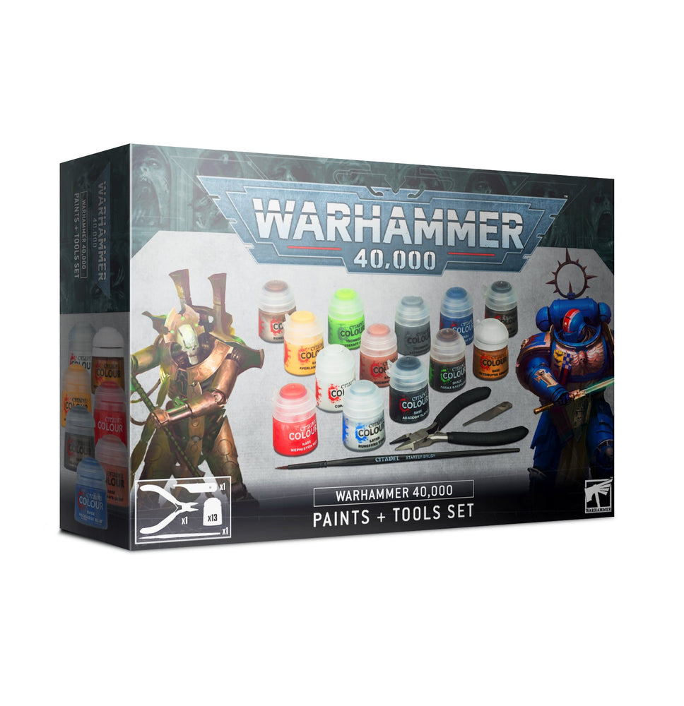 Warhammer 40K: Paints + Tools Set