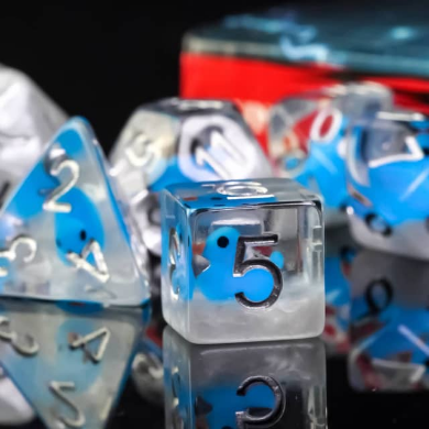 RPG Dice Set - Bubble Bath Duck
