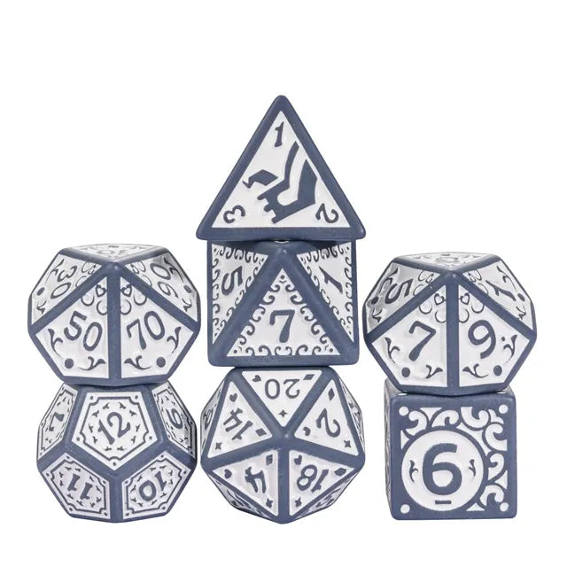 RPG Dice Set - Crisp Blizzard
