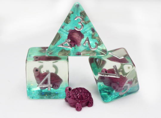 RPG Dice Set - Gummy Turtle