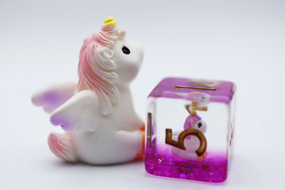 RPG Dice Set - Mystical Unicorn