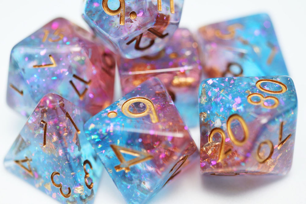 RPG Dice Set - Mermaid Blood
