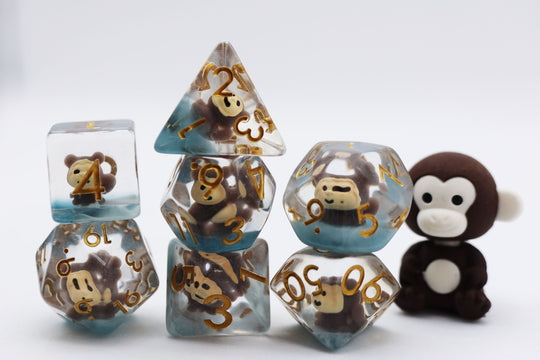 RPG Dice Set - Mischievous Monkey
