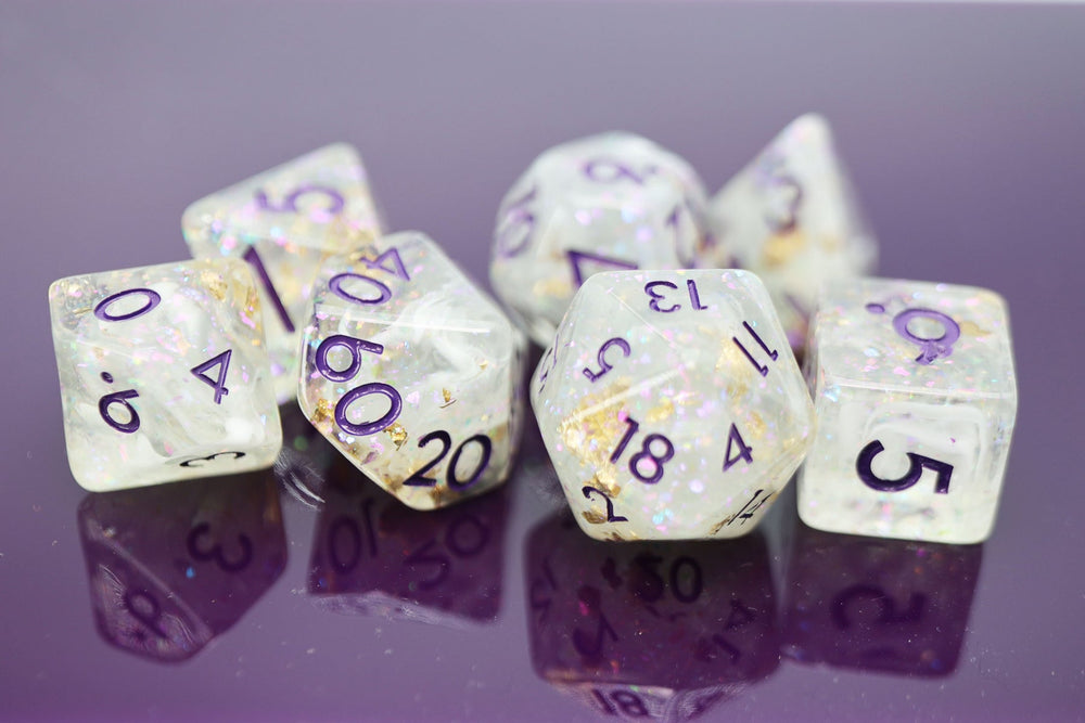 RPG Dice Set - Frozen Treasure