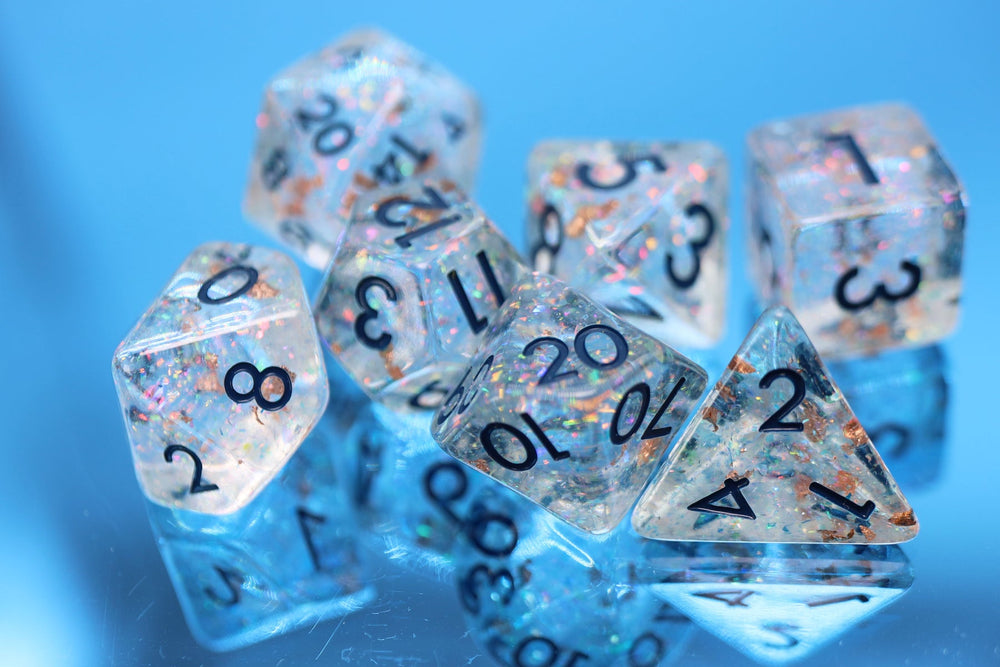 RPG Dice Set - Frozen in Time