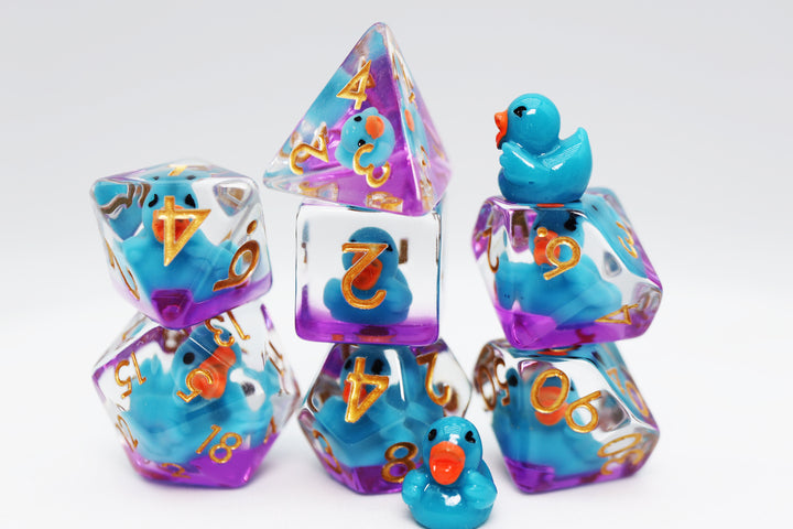 RPG Dice Set - Duck on the Pond