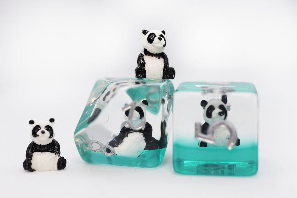 RPG Dice Set - Panda on Water