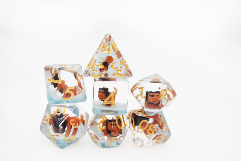RPG Dice Set - Ferocious Feline