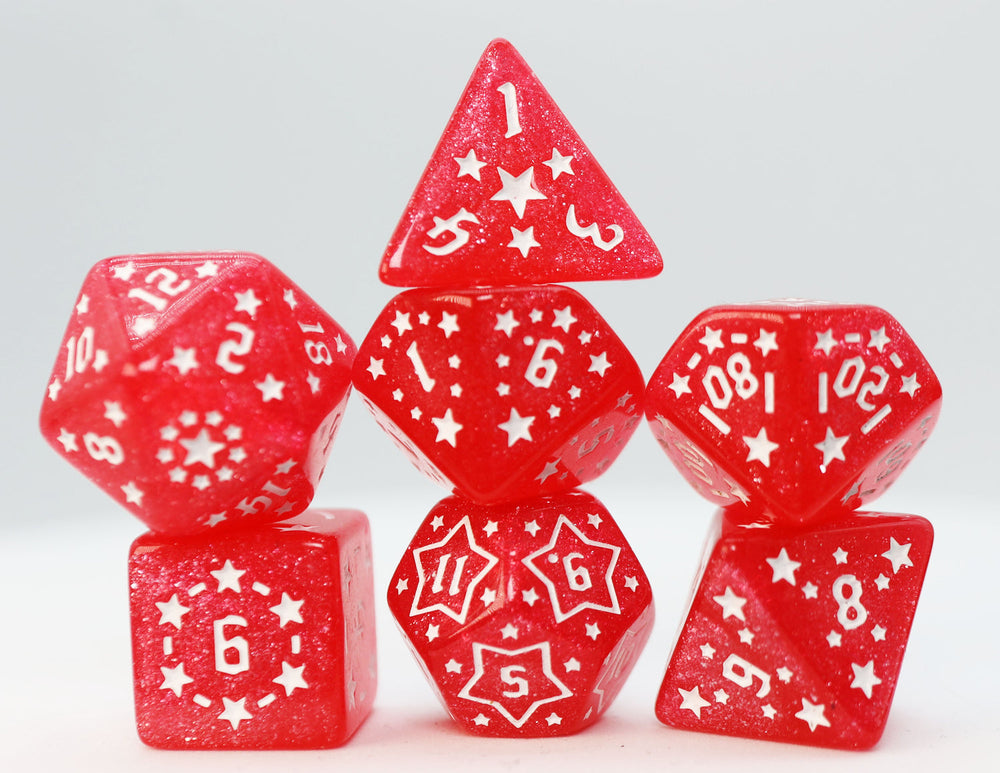 RPG Dice Set - Shooting Stars (Lithium)