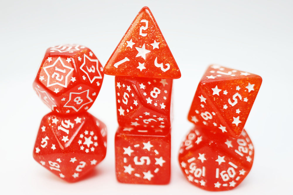 RPG Dice Set - Shooting Stars (Nitrogen)