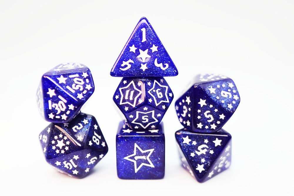 RPG Dice Set - Shooting Stars (Cesium)