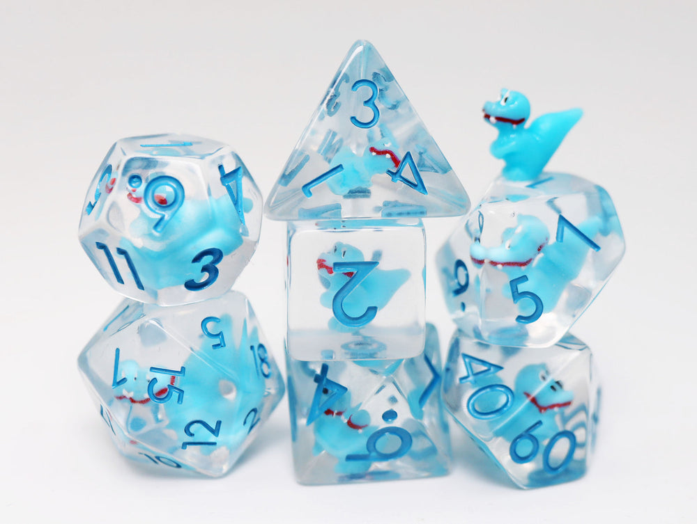RPG Dice Set - Baby Velociraptor