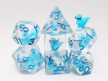 RPG Dice Set - Baby Velociraptor