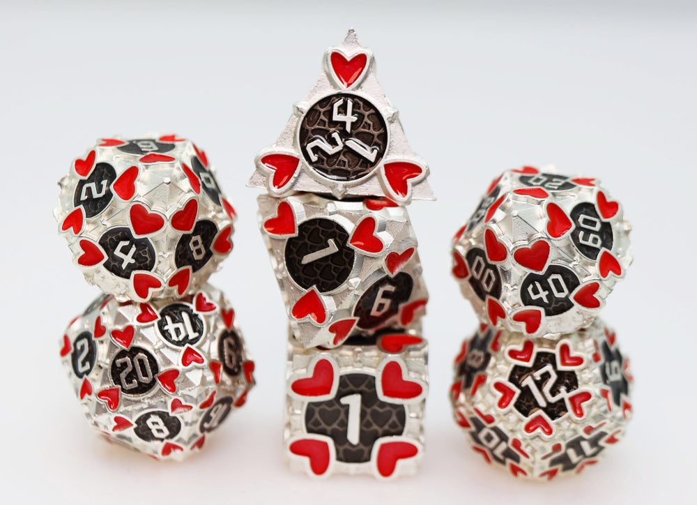 Metal RPG Dice Set - Erotes' Arrow (Anteros)
