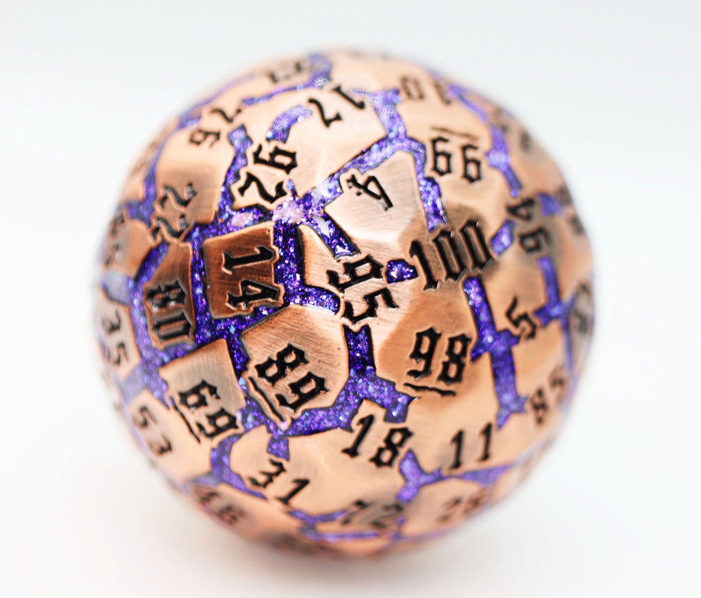 Metal D100 - Amethyst Veins