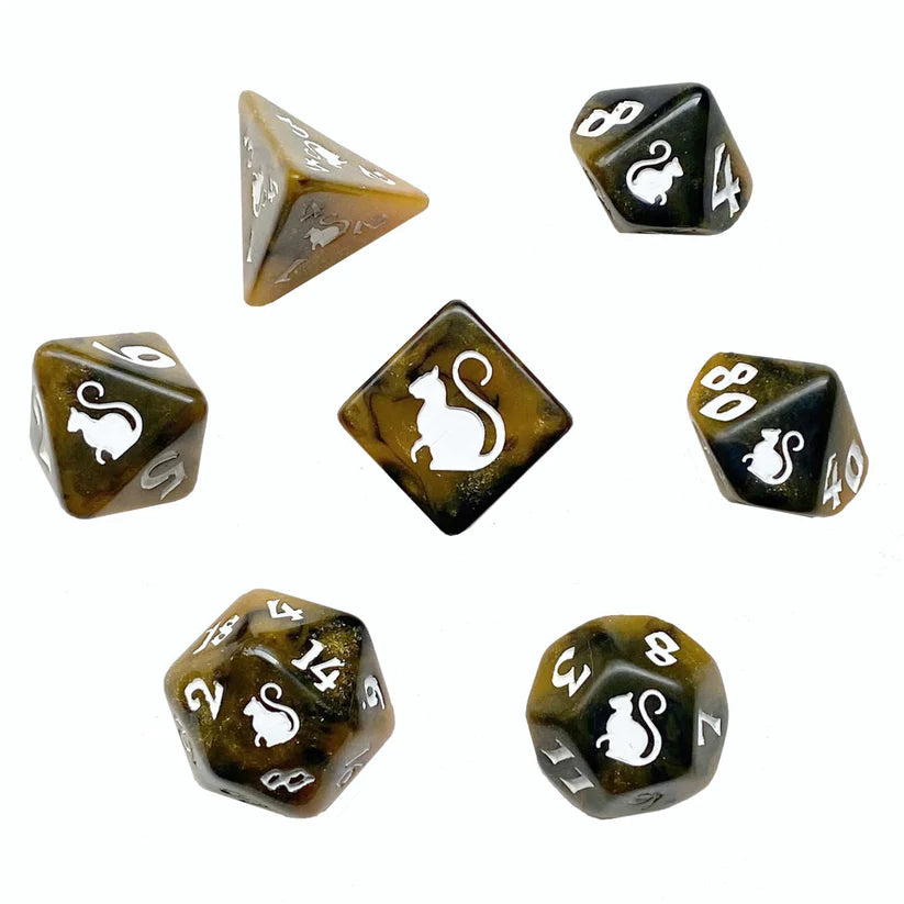 Kitty-Clacks Dice Set - Tortimer