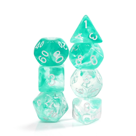 RPG Dice Set - Lake Teal