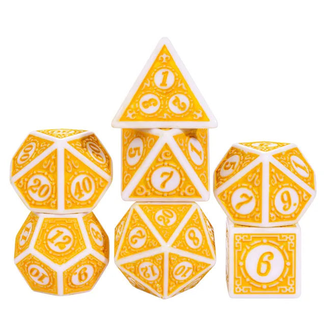 RPG Dice Set - Rising Sun Motif