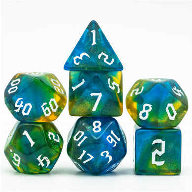 RPG Dice Set - Nature Elemental