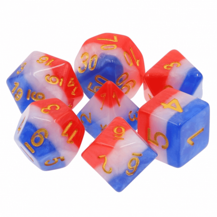RPG Dice Set - Old Glory