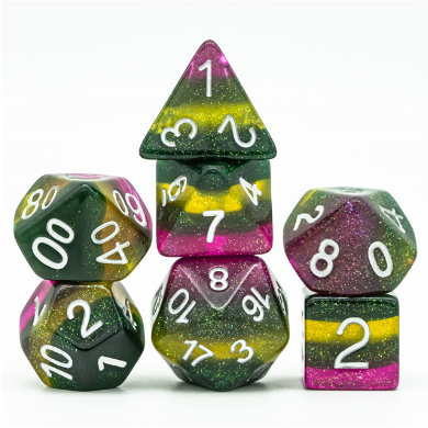 RPG Dice Set - Poison Swamp