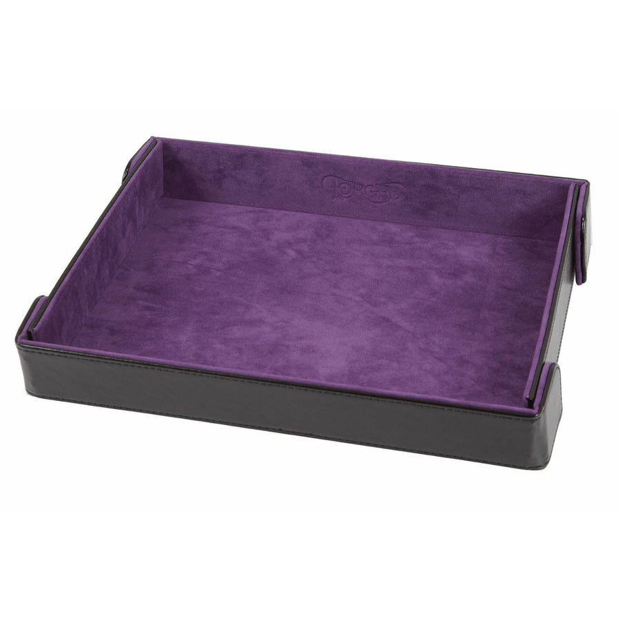 Rectangular Magnetic Dice Tray - Purple