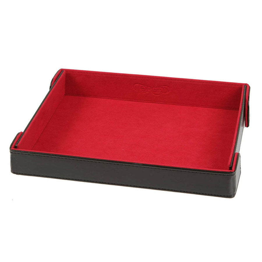 Rectangular Magnetic Dice Tray - Red