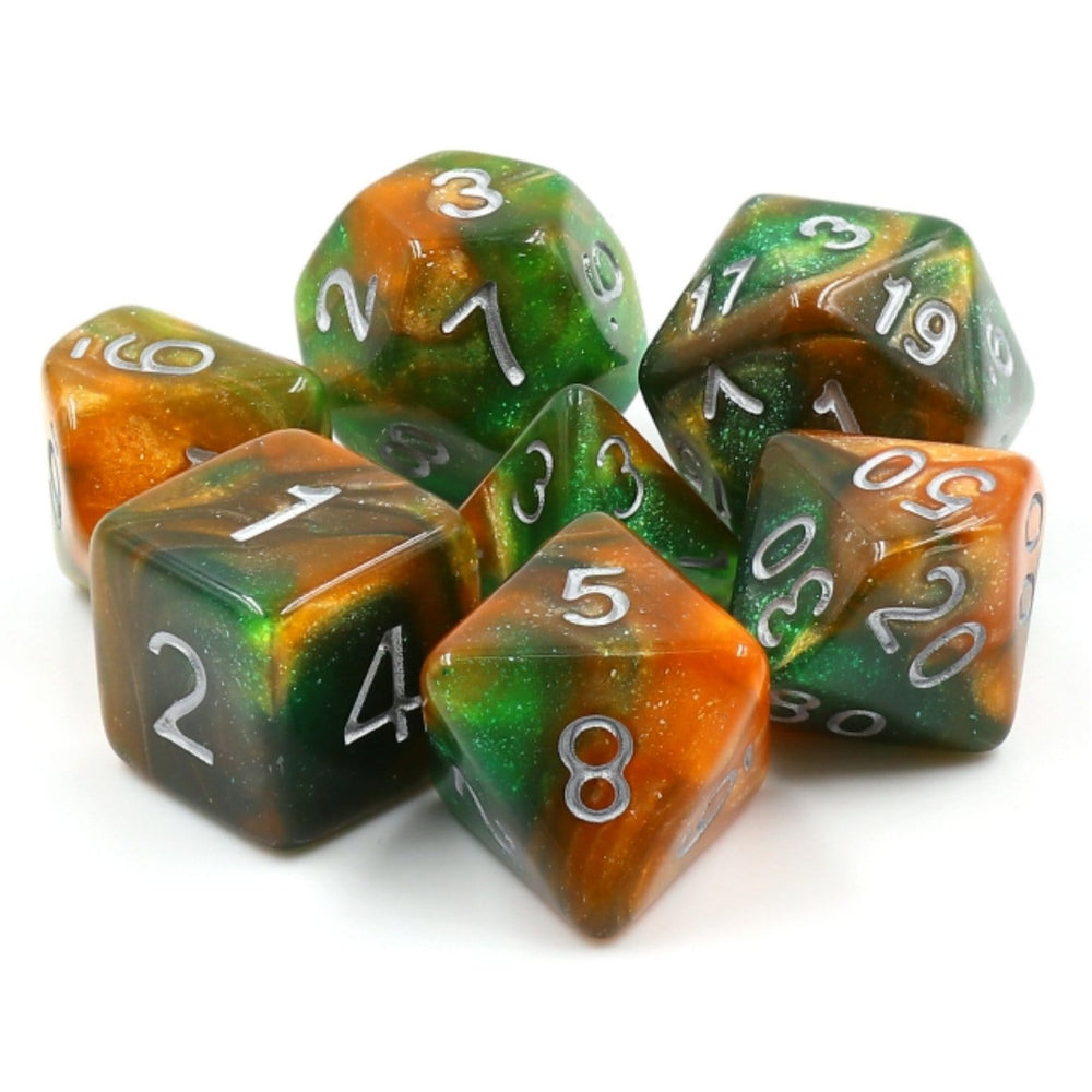 RPG Dice Set - Emerald Vale