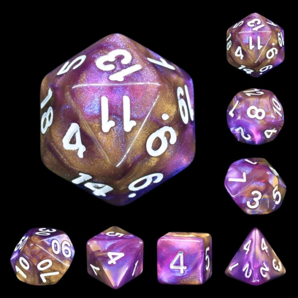 RPG Dice Set - Puce