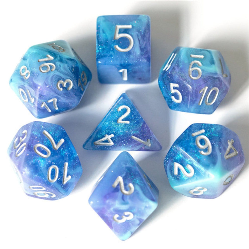 RPG Dice Set - Cerulean Night