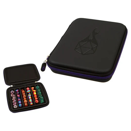 Zip-Close Dice Case & Tray - Purple