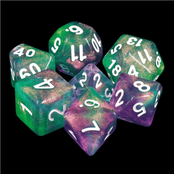 RPG Dice Set - Sour Grapes