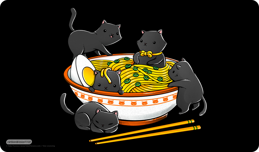Playmat - Ramen Cats